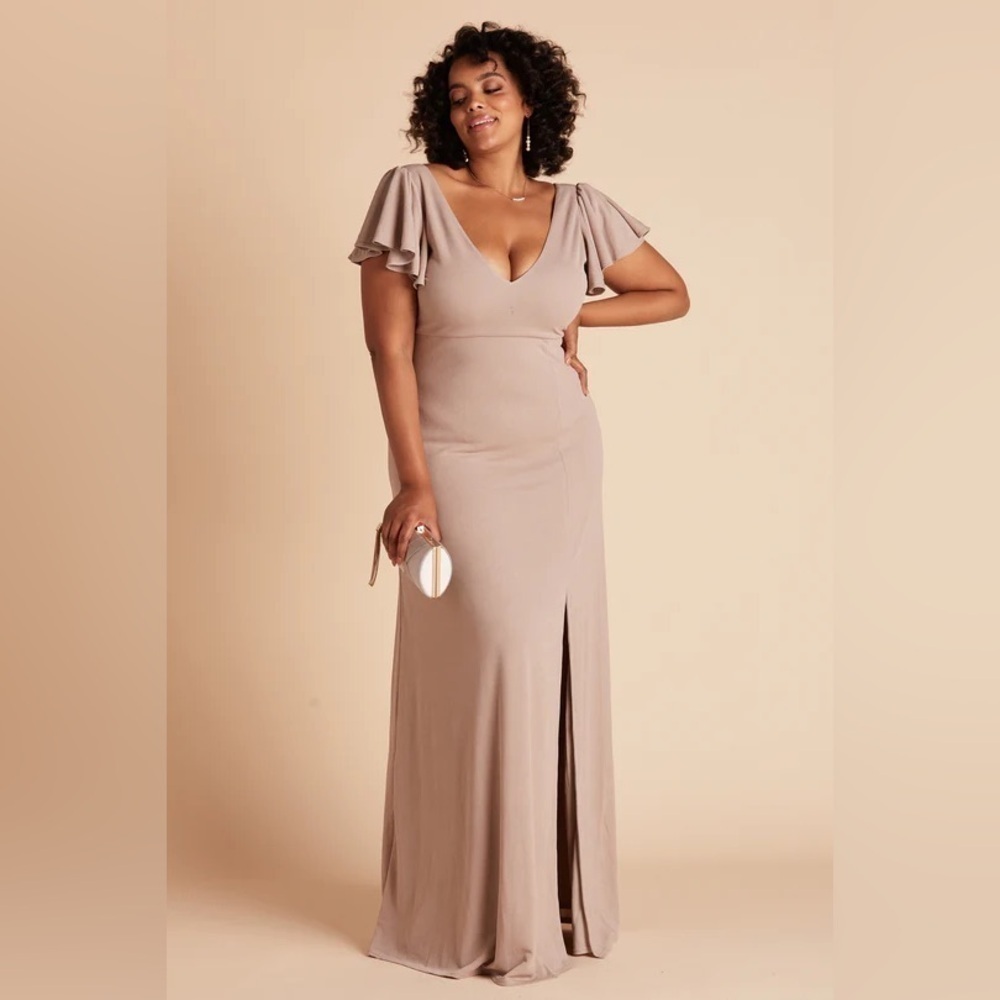NWT Birdy Grey Hannah Dress in Crepe Taupe